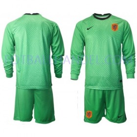 Barn Fotballdrakter Keeper Nederland Borte Euro 2020 Langermet